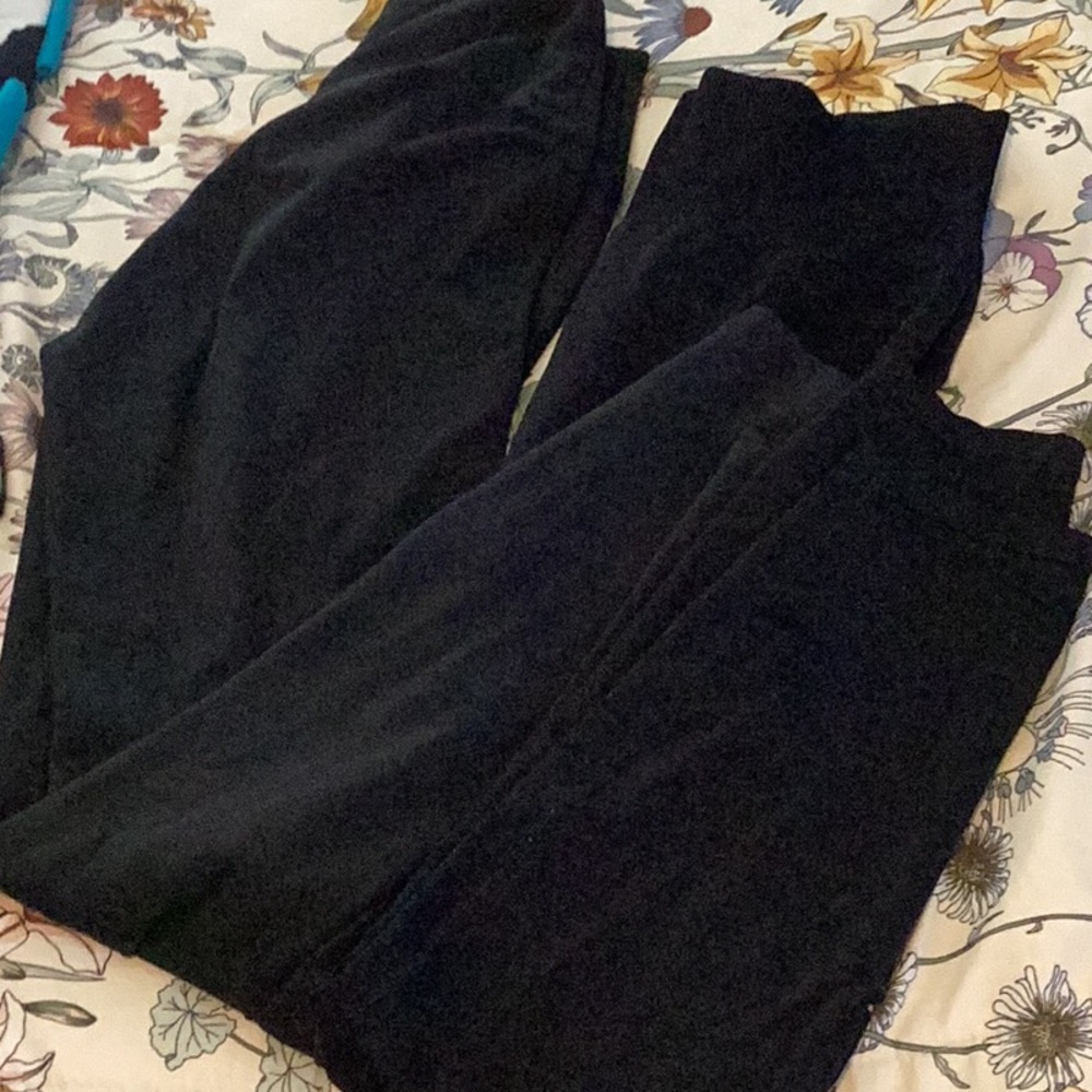 PINK Victoria's Secret Black Straight Leg Pants